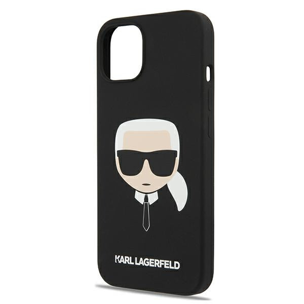 Karl Lagerfeld KLHCP13SSLKHBK iPhone 13 mini 5,4" czarny/black hardcase Silicone Karl's Head
