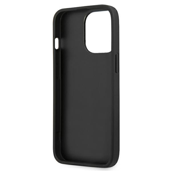 Karl Lagerfeld Leather Ikonik Karl's Head Metal Case for iPhone 13 Pro / 13 6.1" - Pink