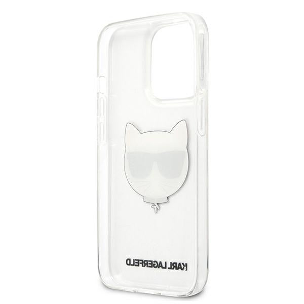 Karl Lagerfeld Choupette Head Case for iPhone 13 Pro Max - Transparent