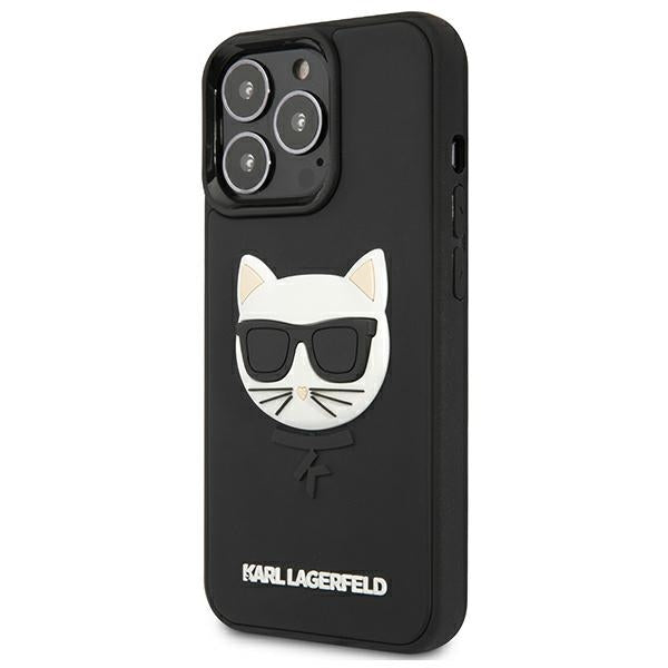 Karl Lagerfeld 3D Rubber Choupette Case for iPhone 13 Pro / iPhone 13 - Black
