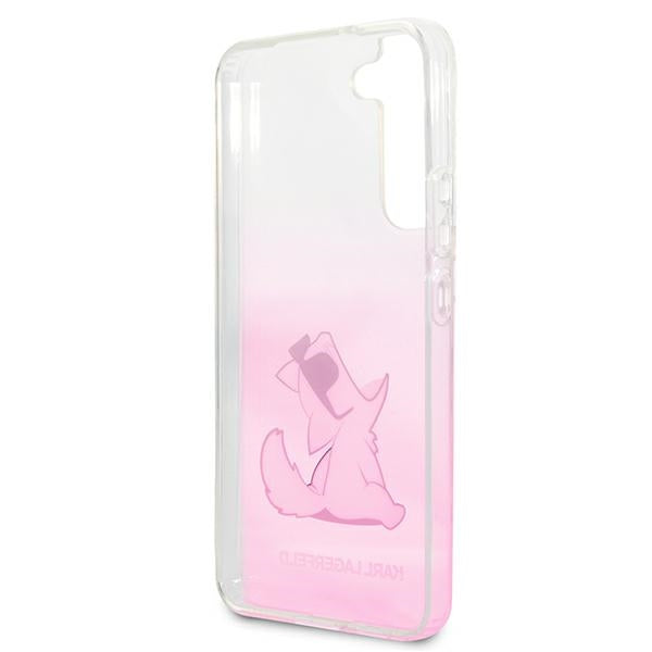 Karl Lagerfeld Choupette Eat Case for Samsung Galaxy S22+ - Pink