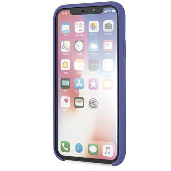 Karl Lagerfeld Silicone iPhone X/Xs Case - Purple