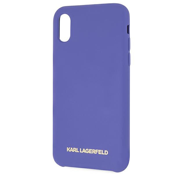 Karl Lagerfeld Silicone iPhone X/Xs Case - Purple
