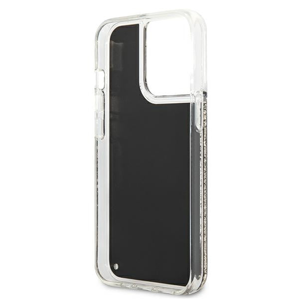 Karl Lagerfeld Liquid Glitter Gatsby Case for iPhone 13 Pro / iPhone 13 - Black