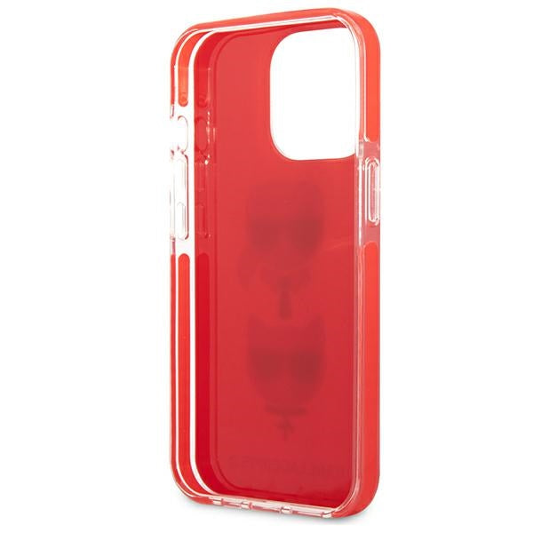 Karl Lagerfeld Karl&amp;Choupette Head Case for iPhone 13 Pro / iPhone 13 - Red