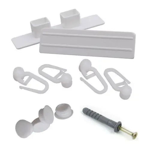 KARPOL ACCESSORY SET FOR DOUBLE-CHANNEL MOLDING 350 CM. - Аксесоари за корнизи<<<Корнизи щори и пердета<<<Мебели и
