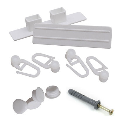 ACCESSORY KIT KARPOL FOR DOUBLE-CHANNEL CORNICE 200 CM.