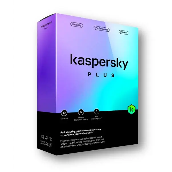 KASPERSKY Plus 2 years 1 Dvc - Антивирусен Софтуер за киберсигурност<<<Софтуер и Облачни услуги<<<ALSO