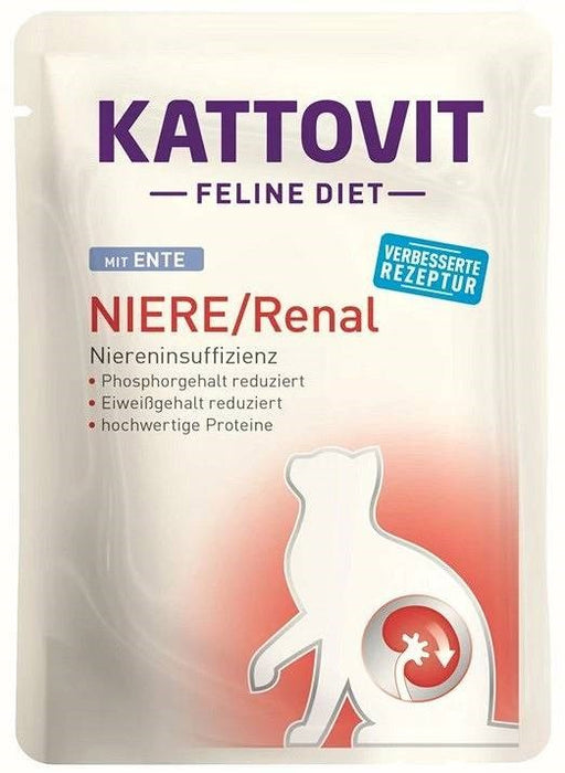 KATTOVIT Feline Diet Niere/Renal Duck - wet cat food - 85g
