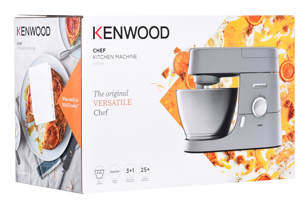 Kenwood KVC3110S food processor 4.6 L Silver 1000 W