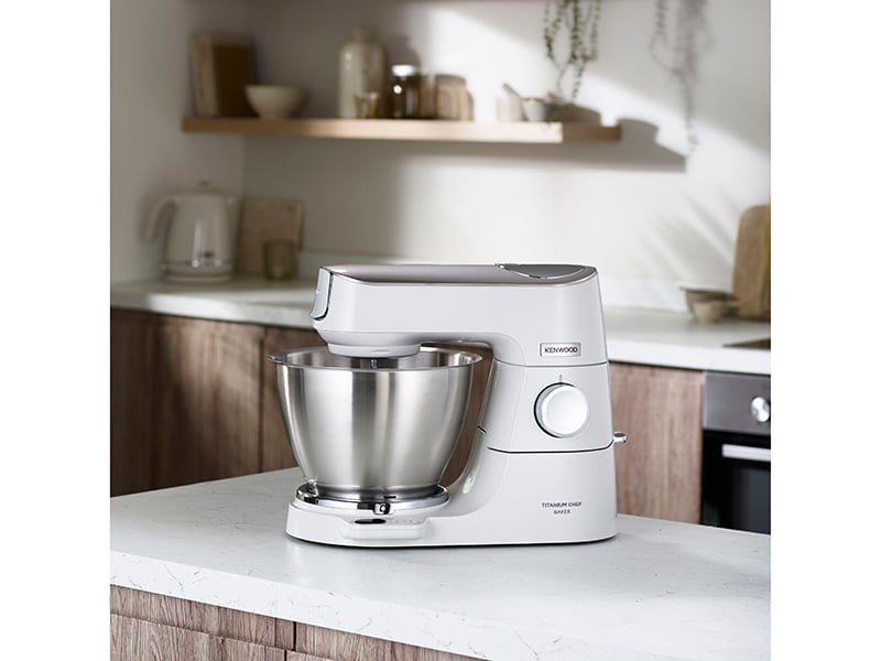 Kenwood KVC65.001WH food processor 1200 W 5 L Stainless steel, White Built-in scales