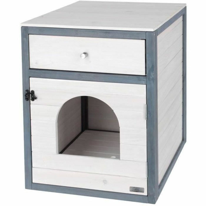 Cat Litter Box Kerbl Blue White Plastic