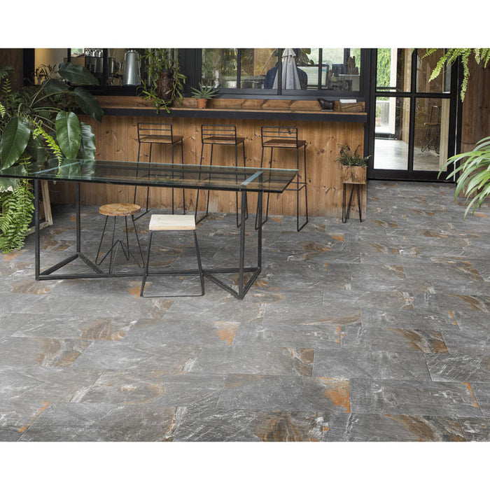 GRANITOGRES KEROS ARDESIA ANTRACITA 30X60 CM