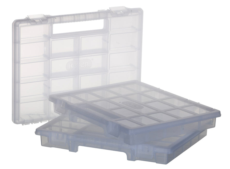 Toolbox KETER Stack'N'Roll (17210831/253380) with 3 organizers Black