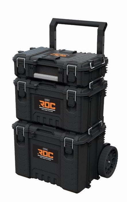 SET OF 3 TOOLBOXES ROC PRO GEAR 2,0 KETER