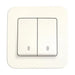 KEY DEVIATOR DOUBLE CREAM VIKO BY PANASONIC Rollina - Ключове и контакти<<<Електроматериали<<<Praktiker&&&Ключове и