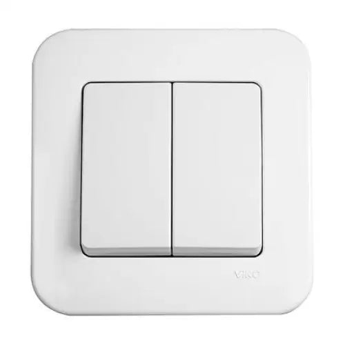 KEY DEVIATOR DOUBLE WHITE VIKO BY PANASONIC Rollina - Ключове и контакти<<<Електроматериали<<<Praktiker&&&Ключове и