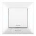 KEY SINGLE LIGHT WHITE PANASONIC Arkedia Slim - Ключове и контакти<<<Електроматериали<<<Praktiker&&&Ключове и