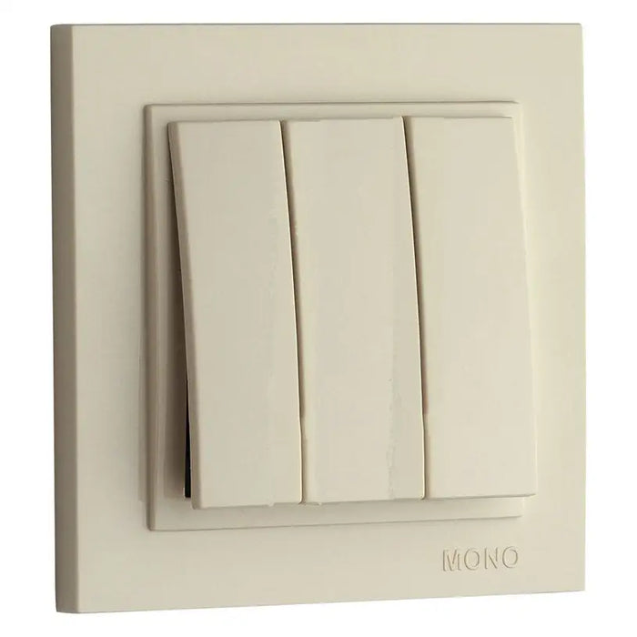 KEY TRIPLE CREAM MONO DESPINA - Ключове и контакти<<<Електроматериали<<<Praktiker&&&Ключове и