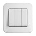 KEY TRIPLE WHITE VIKO BY PANASONIC Rollina - Ключове и контакти<<<Електроматериали<<<Praktiker&&&Ключове и