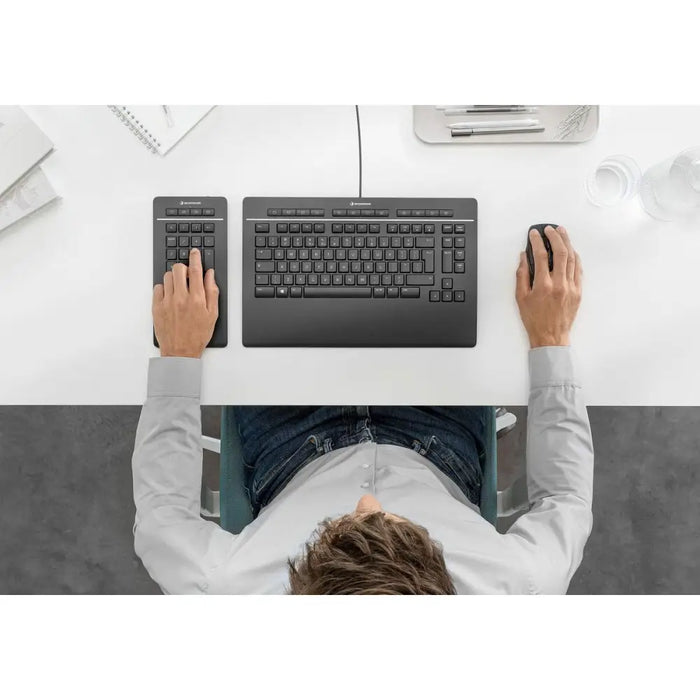 Keyboard 3Dconnexion 3DX-700092 Black Qwerty US - Електроника Периферни и резервни части<<<Компютри|