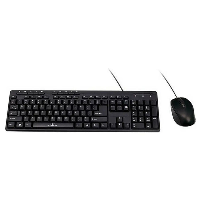 Keyboard and Mouse Bluestork BSPACKFIRSTII Black French AZERTY - Електроника Периферни и резервни части<<<Компютри|