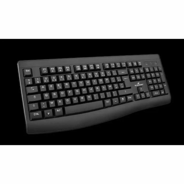 Keyboard and Mouse Bluestork Clavier Souris Sans Fil Black - Електроника Периферни и резервни части<<<Компютри|