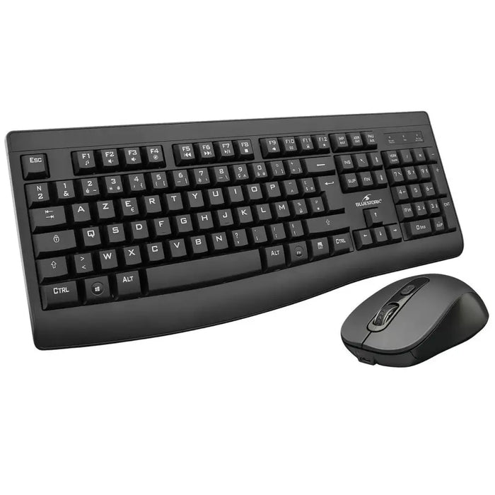 Keyboard and Mouse Bluestork Clavier Souris Sans Fil Black - Електроника Периферни и резервни части<<<Компютри|