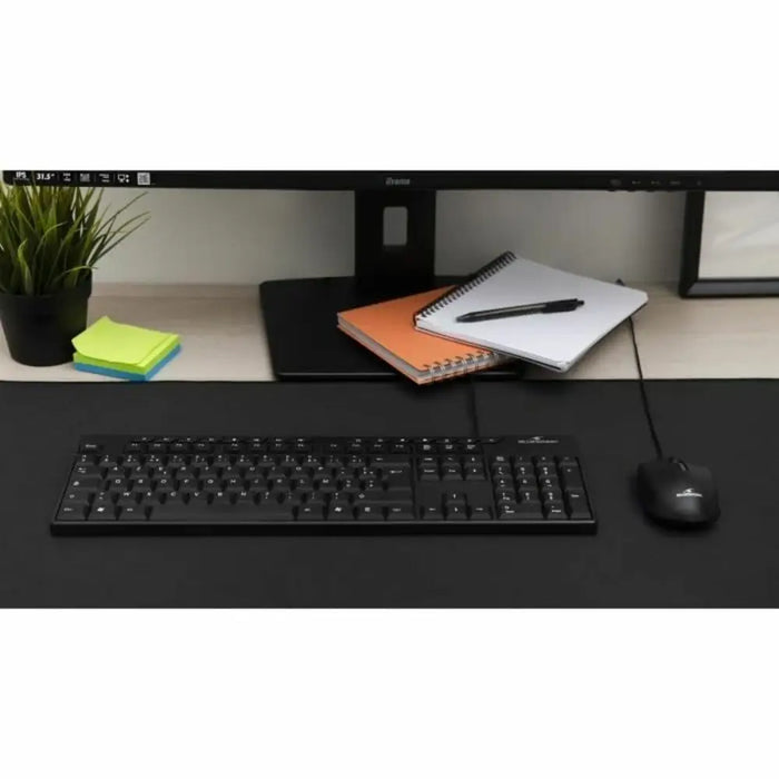 Keyboard and Mouse Bluestork MEDIA OFFICE Black AZERTY - Електроника Периферни и резервни части<<<Компютри|