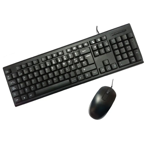 Keyboard and Mouse CoolBox HK-616 + HM-81 Black Spanish Spanish Qwerty - Електроника Периферни и резервни