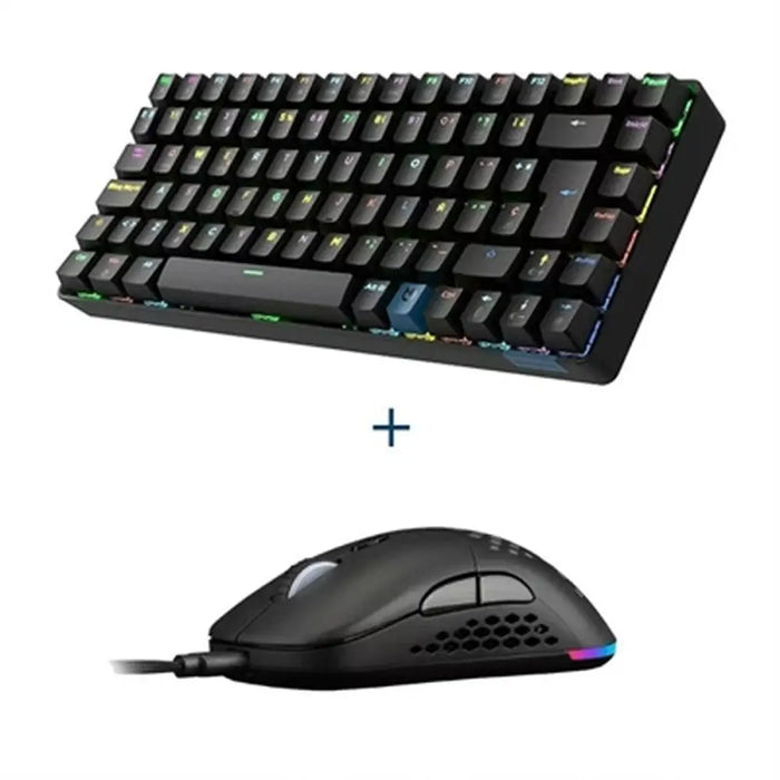 Keyboard and Mouse Hiditec GKE010006 Spanish Qwerty - Електроника Периферни и резервни части<<<Компютри|