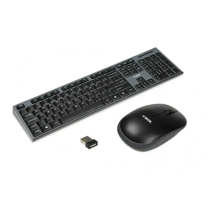 Keyboard and Mouse Ibox DESKTOP KIT PRO Black English QWERTY - Клавиатури<<<Електроника Периферни и резервни