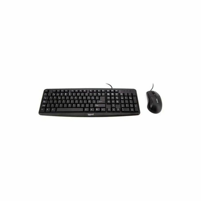 Keyboard and Mouse iggual COM-CK-BASIC QWERTY USB - Електроника Периферни и резервни части<<<Компютри|