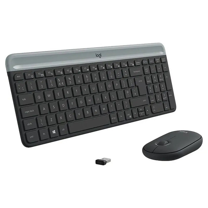 Keyboard and Mouse Logitech 920-009190 Black Grey French AZERTY - Електроника Периферни и резервни части<<<Компютри|