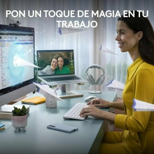 Keyboard and Mouse Logitech 920-012596 White Spanish QWERTY - Електроника Периферни и резервни части<<<Компютри|