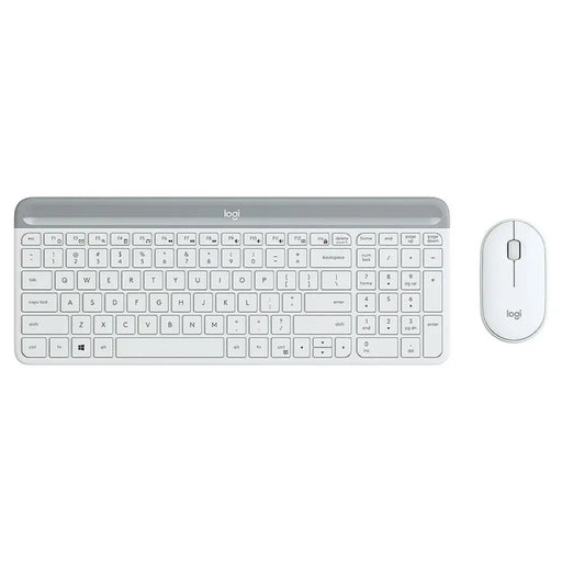 Keyboard and Mouse Logitech MK470 White French AZERTY - Електроника Периферни и резервни части<<<Компютри|