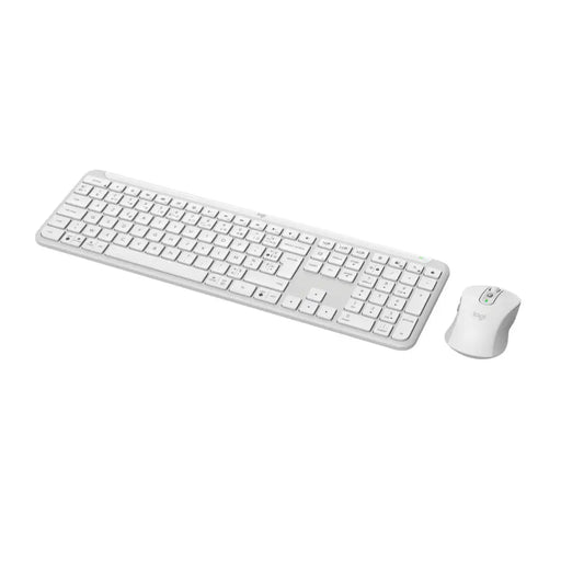 Keyboard and Mouse Logitech White French Azerty French - Електроника Периферни и резервни части<<<Компютри|