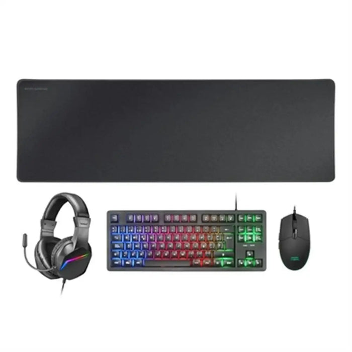Keyboard and Mouse Mars Gaming MCPRGB3ES Black - Електроника Периферни и резервни части<<<Компютри|
