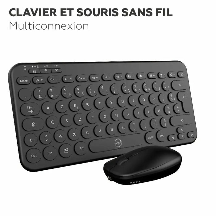 Keyboard and Mouse Mobility Lab CP420W Mini Black AZERTY - Електроника Периферни и резервни части<<<Компютри|