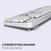 Keyboard and Mouse Mobility Lab Modelo ergonómico Grey AZERTY - Клавиатури<<<Електроника Периферни и резервни