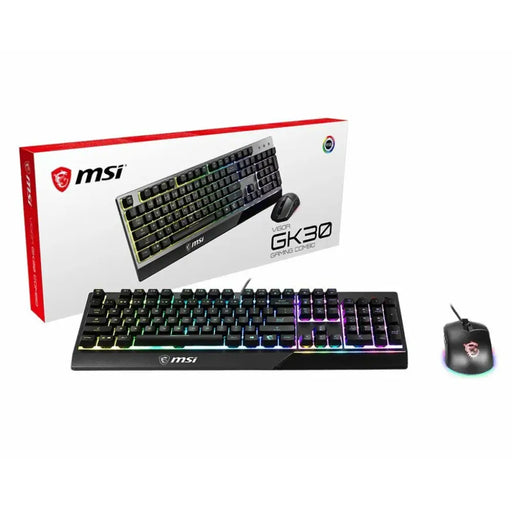 Keyboard and Mouse MSI Vigor GK30 Spanish Qwerty - Клавиатури<<<Електроника Периферни и резервни части<<<Компютри|