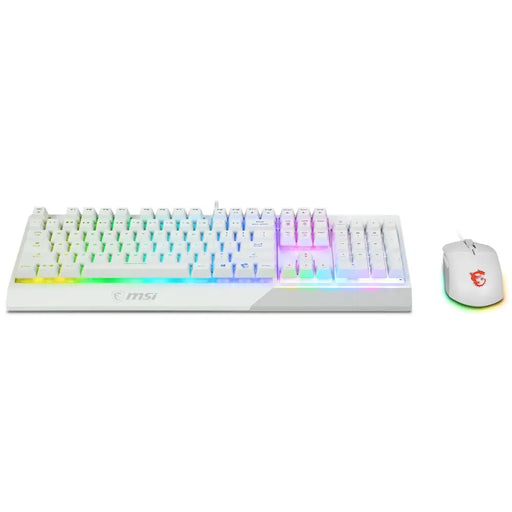 Keyboard and Mouse MSI Vigor GK30 Spanish Qwerty White - Електроника Периферни и резервни части<<<Компютри|
