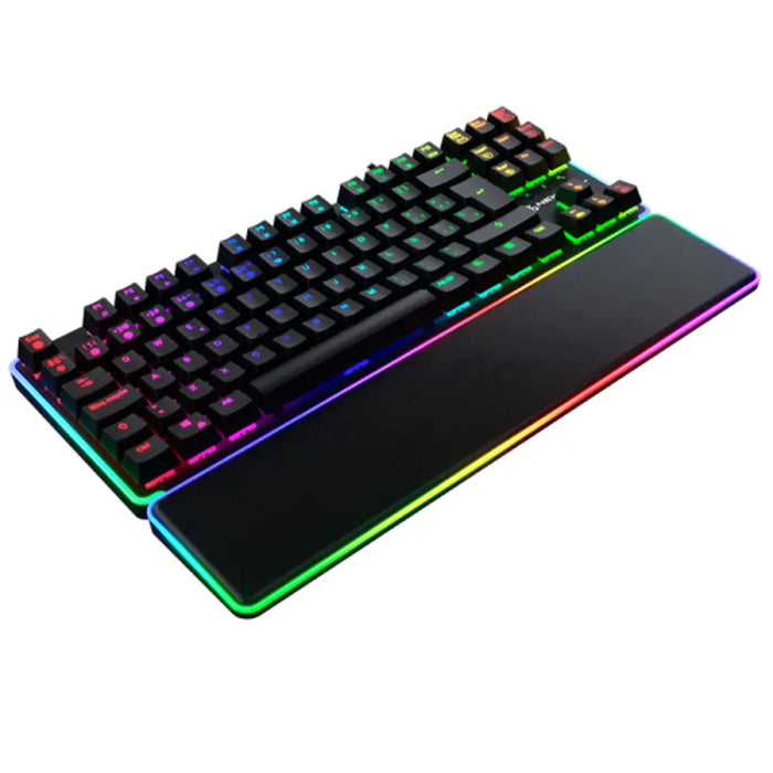 Keyboard and Mouse Newskill NS-KB-GUNGNYRT-GAT-R Black Spanish QWERTY - Електроника Периферни и резервни