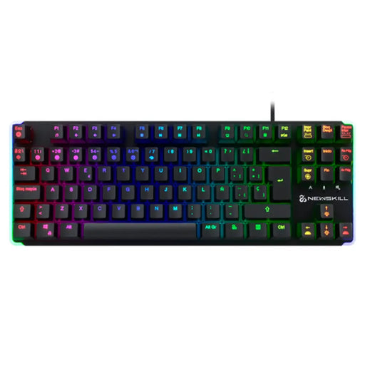 Keyboard and Mouse Newskill NS-KB-GUNGNYRT-GAT-R Black Spanish QWERTY - Електроника Периферни и резервни