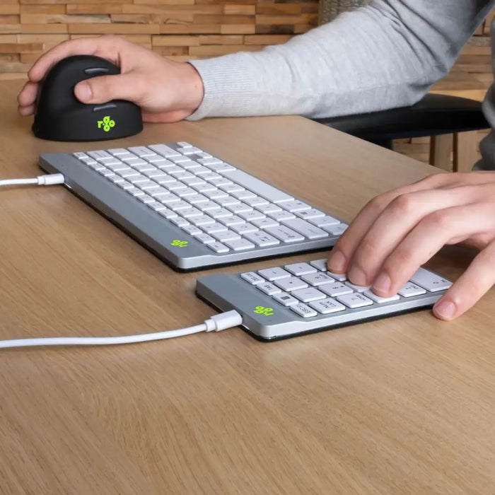 Keyboard and Mouse R-Go RGOCONMWDWH White - Електроника Периферни и резервни части<<<Компютри|