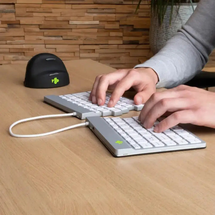 Keyboard and Mouse R-Go RGOSBESWLWH White Spanish QWERTY - Електроника Периферни и резервни части<<<Компютри|