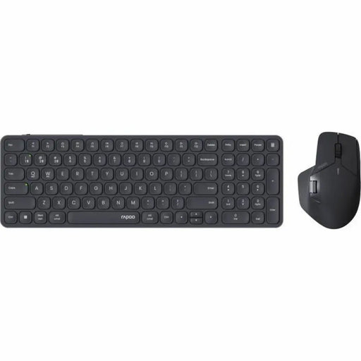 Keyboard and Mouse Rapoo 9760M Grey AZERTY - Електроника Периферни и резервни части<<<Компютри|