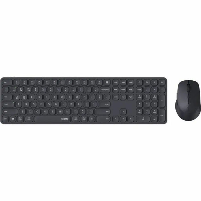 Keyboard and Mouse Rapoo 9810M Grey AZERTY - Електроника Периферни и резервни части<<<Компютри|