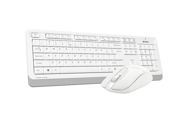 Keyboard and mouse set A4TECH Fstyler FG1012 Wireless White - Клавиатури<<<Компютърна периферия<<<ValiAPI