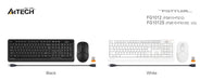 Keyboard and mouse set A4TECH Fstyler FG1012 Wireless White - Клавиатури<<<Компютърна периферия<<<ValiAPI